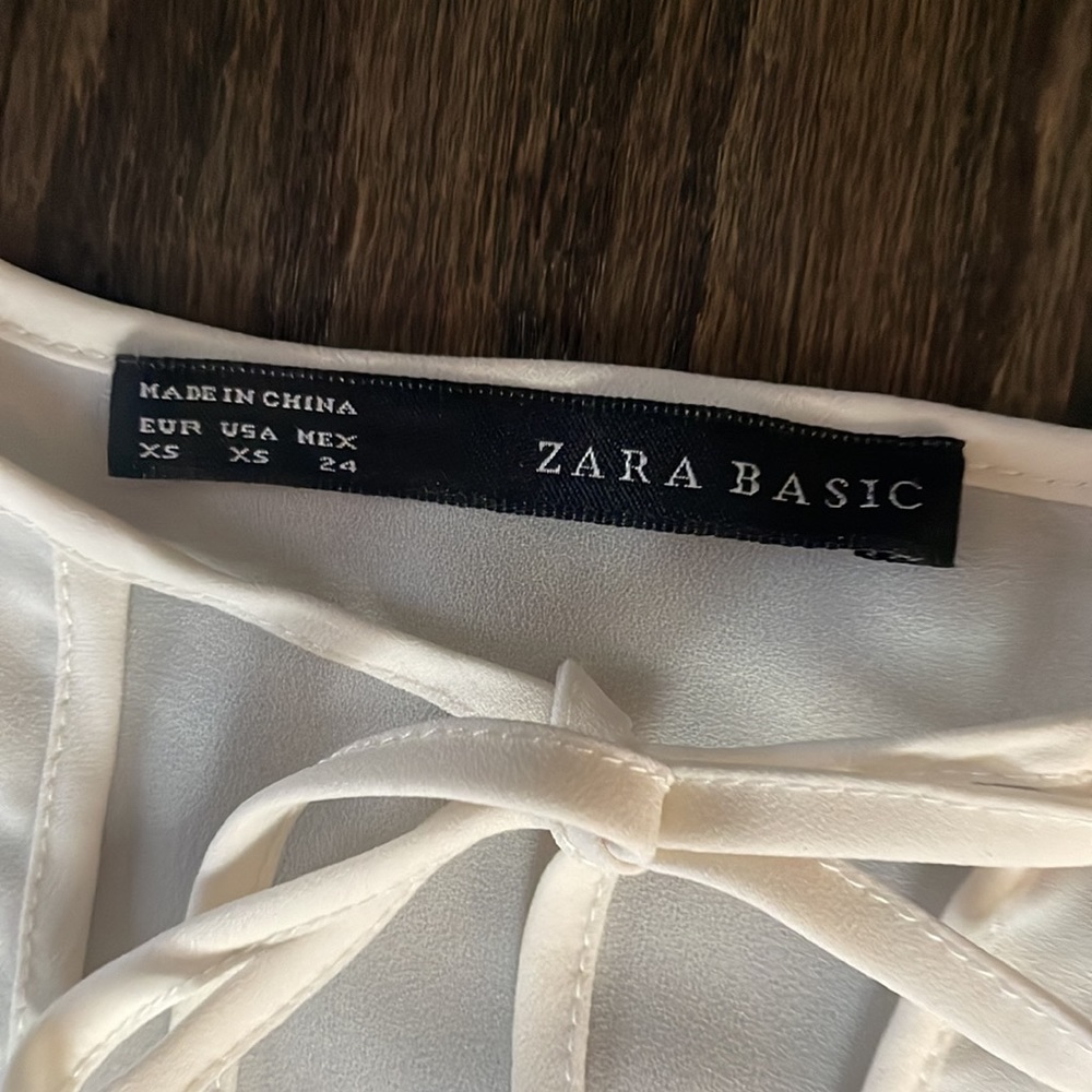Zara Basic White Blouse - image 4